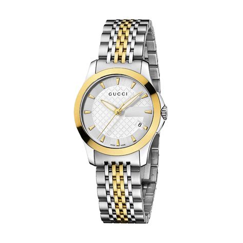 gucci mini g ladies quartz watch|Gucci 27mm stainless steel.